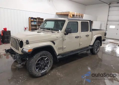 2022 Jeep Gladiator Overland 4X4 из США, поврежденный, VIN 1C6HJTFG4NL152138
